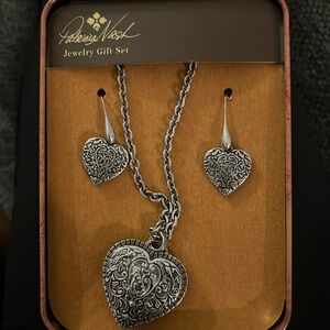 Patricia Nash Locket & Earring Set